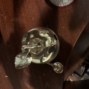 Antique gold trinket box